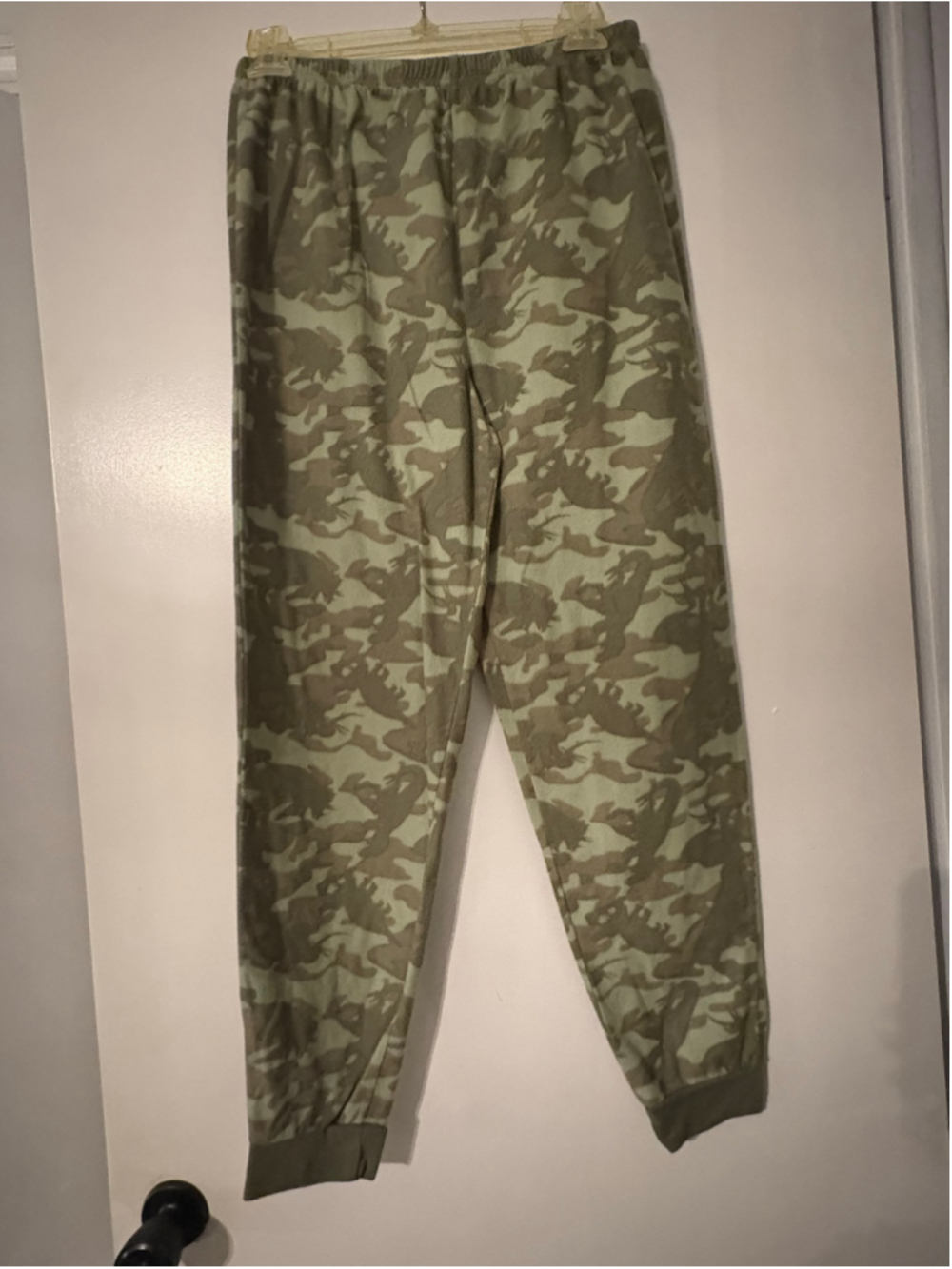 Boys Wonder Nation Camo Pajama Bottoms XXL Green Brown